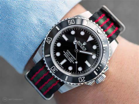 rolex submariner military|Rolex Submariner with NATO strap.